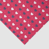 かわいい赤いハート柄 スイートラブ バレンタインデー 薄葉紙 (詳細)