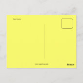 かわいい赤いパンダの写真 ポストカード (裏面)