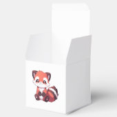 かわいい赤いパンダ フェイバーボックス (オープン)