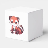 かわいい赤いパンダ フェイバーボックス (裏面サイド)