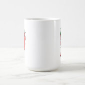 かわいい赤いホットペッパーディーバ コーヒーマグカップ (中央)