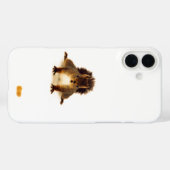 かわいい赤いリス雪の白 Case-Mate iPhoneケース (裏面 (横))