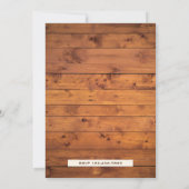 かわいい赤いレディバグの女の子の初めての1歳の誕生日パーティー 招待状 (裏面)