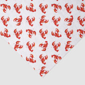 かわいい赤いロブスター 薄葉紙 (詳細)