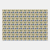 かわいい赤い列車 ラッピングペーパーシート (正面3)