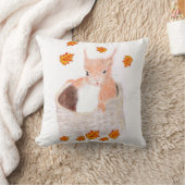 かわいい赤い四角 クッション (ブランケット)