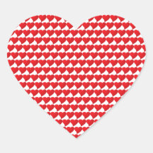 かわいい赤い小さなハートパターモダンンのバレンタイン
