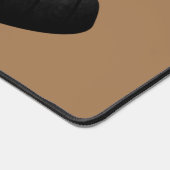 かわいい赤い幸せなホバークラフト漫画 デスクマット (コーナー)