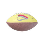 かわいい赤い幸せステープラー漫画イラストレーション アメリカンフットボール (回転90)