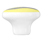 かわいい赤い幸せステープラー漫画イラストレーション セラミックノブ (側面)