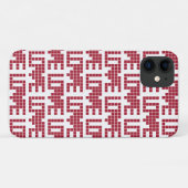 かわいい赤い愛の四角い手紙 Case-Mate iPhoneケース (裏面(横))
