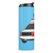 かわいい赤い救急車の漫画 タンブラー (回転左)