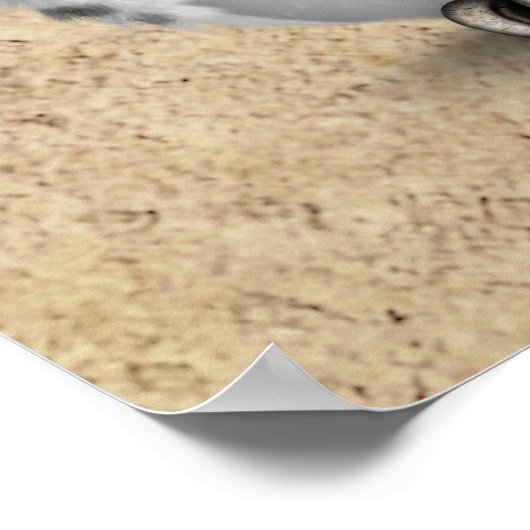 かわいい赤い日の死んだ砂糖のスカルフクロウラフ ポスター (角)