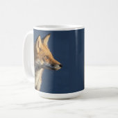 かわいい赤い狐 コーヒーマグカップ (正面左)
