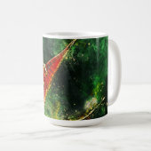 かわいい赤い目コスタリカの木のカエル芸術的 コーヒーマグカップ (正面右)