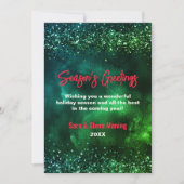 かわいい赤い緑の大理石アート新年 (正面)