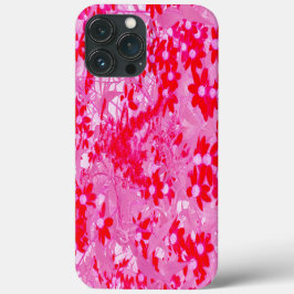 かわいい赤い花 iPhone 13 PRO MAXケース
