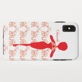 かわいい赤い象 Case-Mate iPhoneケース (裏面(横))