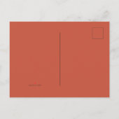 かわいい赤い醜いセータークリスマスパーティー インビテーションポストカード (裏面)