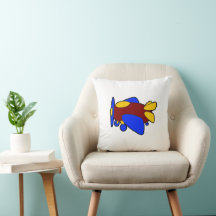 かわいい赤い黄色の青い飛行機の漫画子供へ