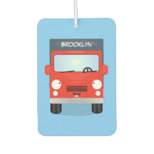 かわいい赤かわいいトラック漫画イラストレーション