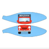 かわいい赤かわいいトラック漫画イラストレーション ミニバスケットボール (パネル)