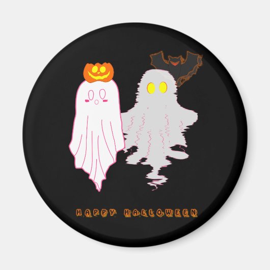 かわいい赤ちゃんおばけ ハロウィンマグネット マグネット (正面)