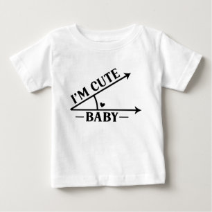 かわいい赤ちゃんおもしろ赤ちゃんTシャツ ベビーTシャツ