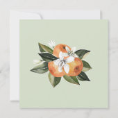 かわいい赤ちゃんのお披露目パーティー 招待状 (裏面)