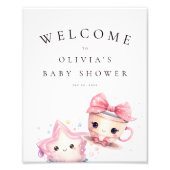 かわいい赤ちゃんのご出産おめでとうございます! フォトプリント (正面)