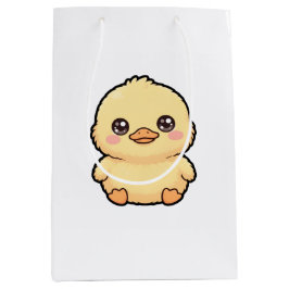 かわいい赤ちゃんのアヒルの雛ギフトバッグ ミディアムペーパーバッグ