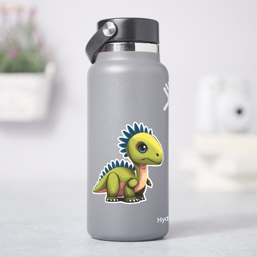かわいい赤ちゃんのキャラクター恐竜 シール (HydroFlask)