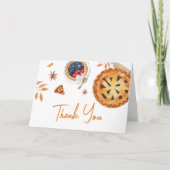 かわいい赤ちゃんのシャワーパーティーのお名前 サンキューカード (正面)