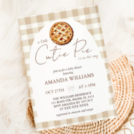 かわいい赤ちゃんのニュートラルなベビーシャワーパーティー 招待状