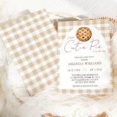 かわいい赤ちゃんのニュートラルなベビーシャワーパーティー 招待状