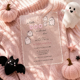 かわいい赤ちゃんのハロウィンお披露目会 アクリル招待状