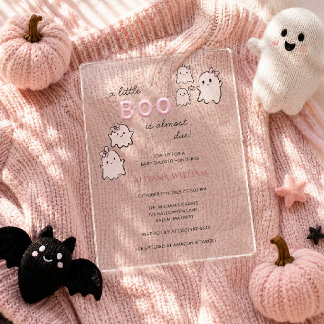 かわいい赤ちゃんのハロウィンお披露目会 アクリル招待状