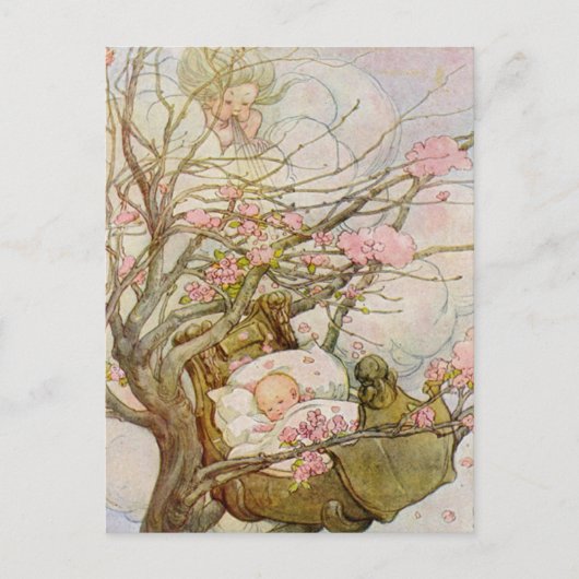 かわいい赤ちゃんの女の子 ポストカード (正面)