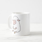 かわいい赤ちゃんの子羊 コーヒーマグカップ (正面左)