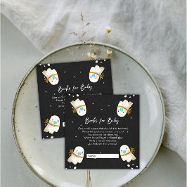 かわいい赤ちゃんの幽霊 ハロウィン 秋の赤ちゃんのための本 エンクロージャーカード