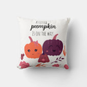 かわいい赤ちゃんの歓迎会にぴったりな小さなかぼちゃ クッション (正面)