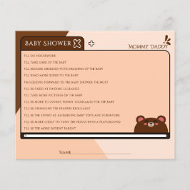 かわいい赤ちゃんの茶色のクマのコンピューター画面当てっこゲーム