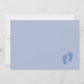 かわいい赤ちゃんひつじのベビーシャワー招待状 招待状 (裏面)