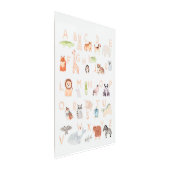 かわいい赤ちゃんアニマルアルファベット メタルプリント (3/4)