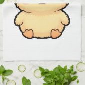 かわいい赤ちゃんアヒルのひよこキッチン タオル (折り畳み)