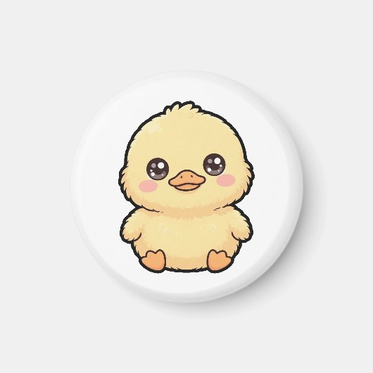かわいい赤ちゃんアヒルの雛マグネット マグネット (正面)