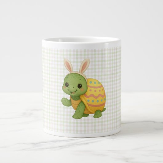 かわいい赤ちゃんイースター/春のカメ ジャンボコーヒーマグカップ (正面)