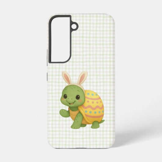 かわいい赤ちゃんイースター/春のカメ SAMSUNG GALAXYケース (裏面)