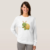 かわいい赤ちゃんイースター/春のカメ Tシャツ (正面フル)