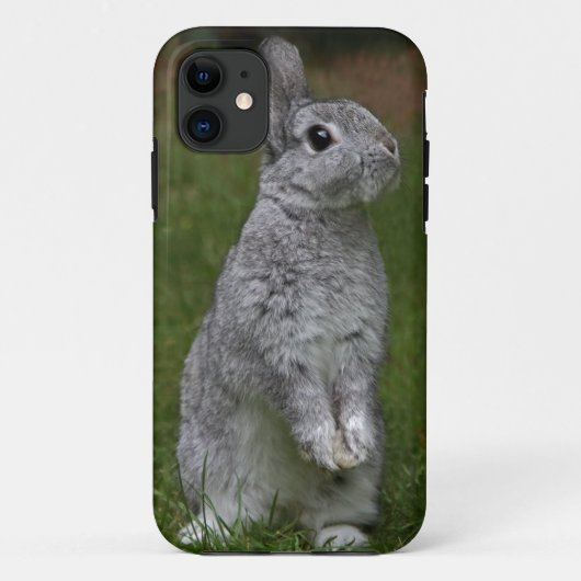 かわいい赤ちゃんウサギiPhone 5 カバー (裏面)